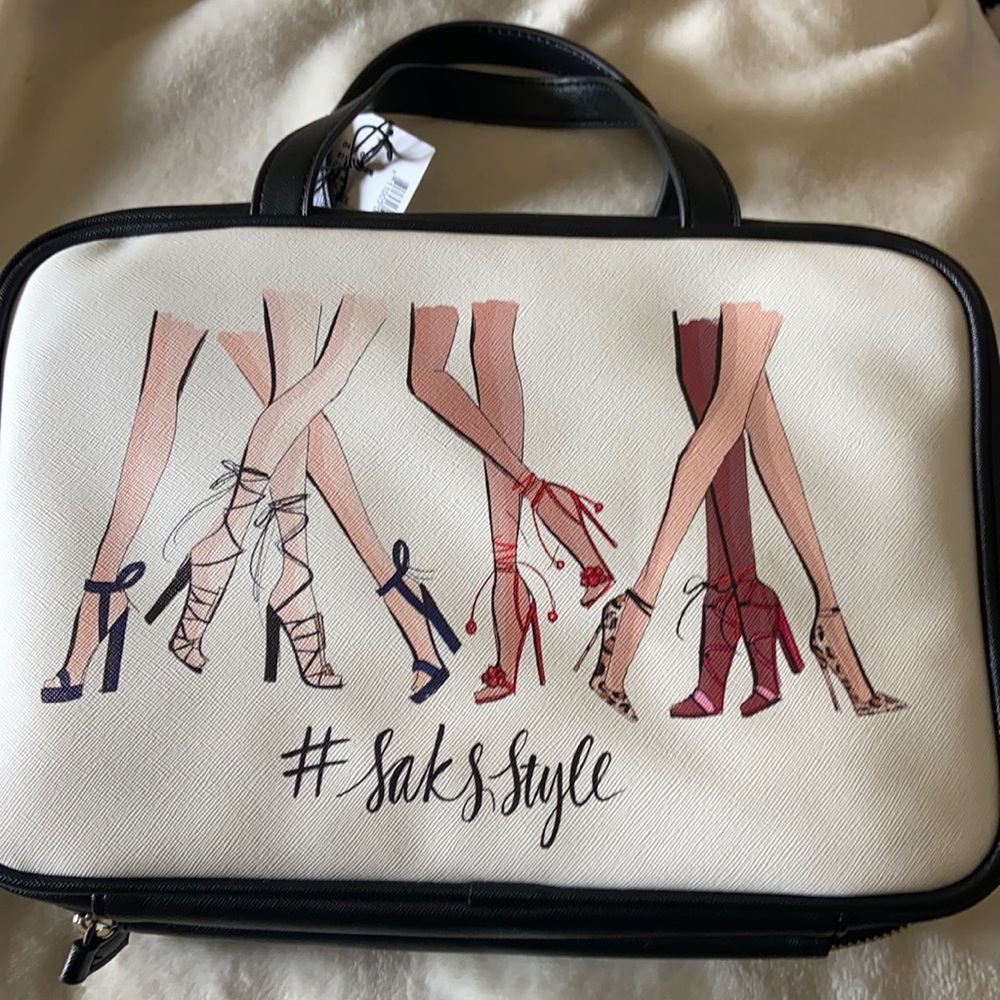 Saks Fifth Avenue cosmetic bag